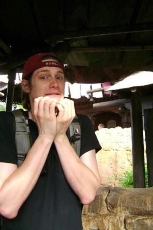 Rainer scared of the Yeti CROP