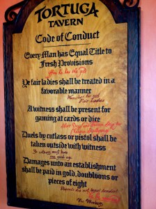 Tortuga Tavern Code of Conduct